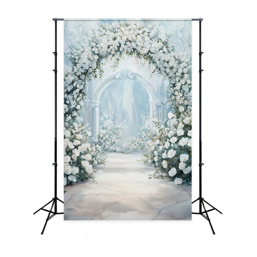 Fine Art Photography Backdrop Angelic Rose Garden Backdrop UK MRR7-207