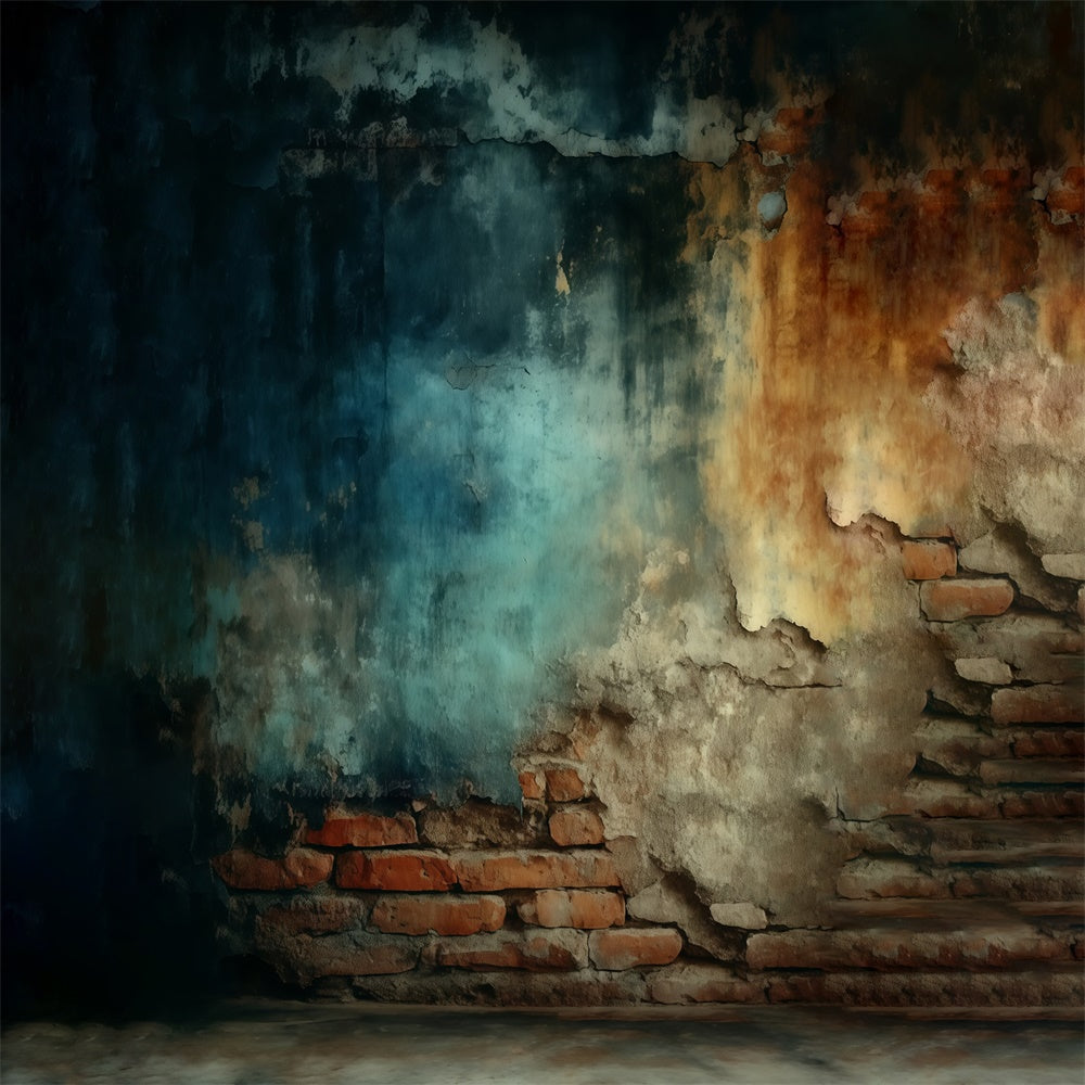 Vintage Photo Backdrop Aged Urban Texture Wall Backdrop UK MRR7-236