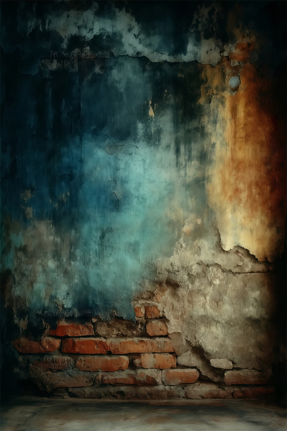 Vintage Photo Backdrop Aged Urban Texture Wall Backdrop UK MRR7-236