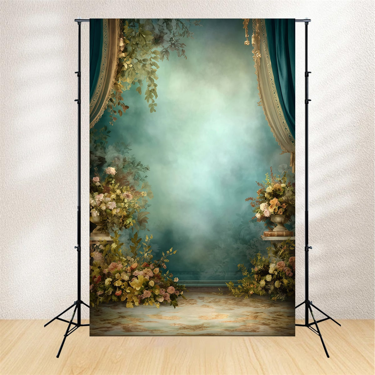 Backdrop Vintage Garden Mist Regal Curtain Backdrop UK MRR7-239
