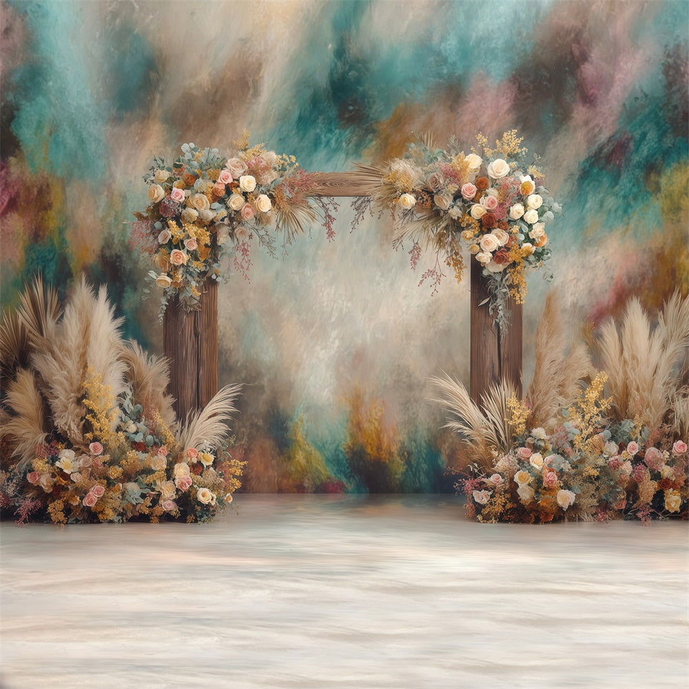 Boho Backdrop Dreamy Ombre Celebration Backdrop UK MRR7-274
