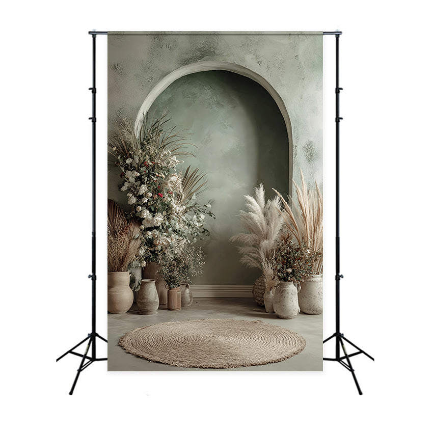 Bohemian Style Backdrop Boho Botanical Nook Backdrop UK MRR7-280