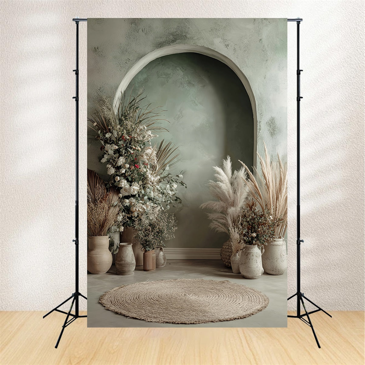 Bohemian Style Backdrop Boho Botanical Nook Backdrop UK MRR7-280