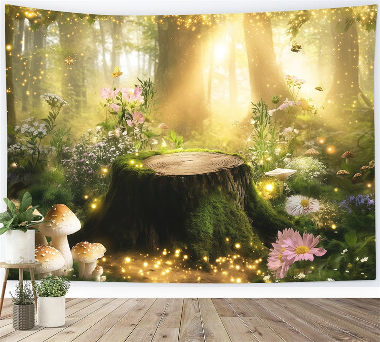 Fantasy Forest Backdrop Sunbeam Fairy Meadow Backdrop UK MRR7-94