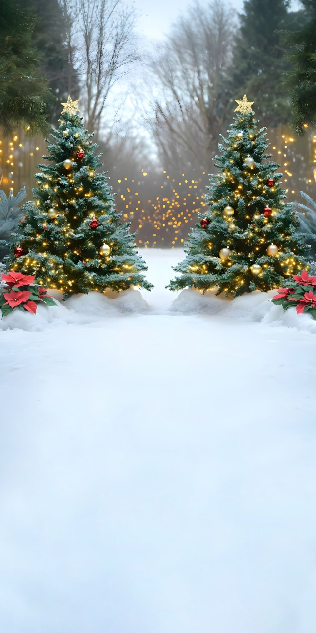 Christmas Tree Backdrop Sparkling Golden Christmas Tree High Resolution Christmas Backdrop UK MRR8-129