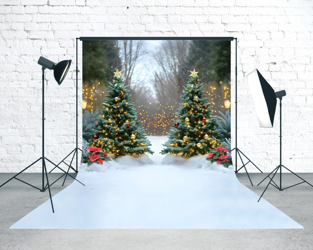 Christmas Tree Backdrop Sparkling Golden Christmas Tree High Resolution Christmas Backdrop UK MRR8-129