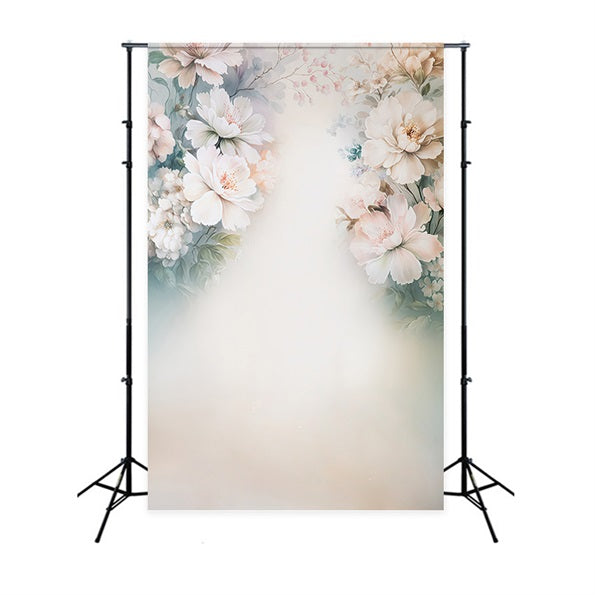 Maternity Backdrop Abstract Vintage Flower Painting Maternity Photo Backdrop UK MRR8-276