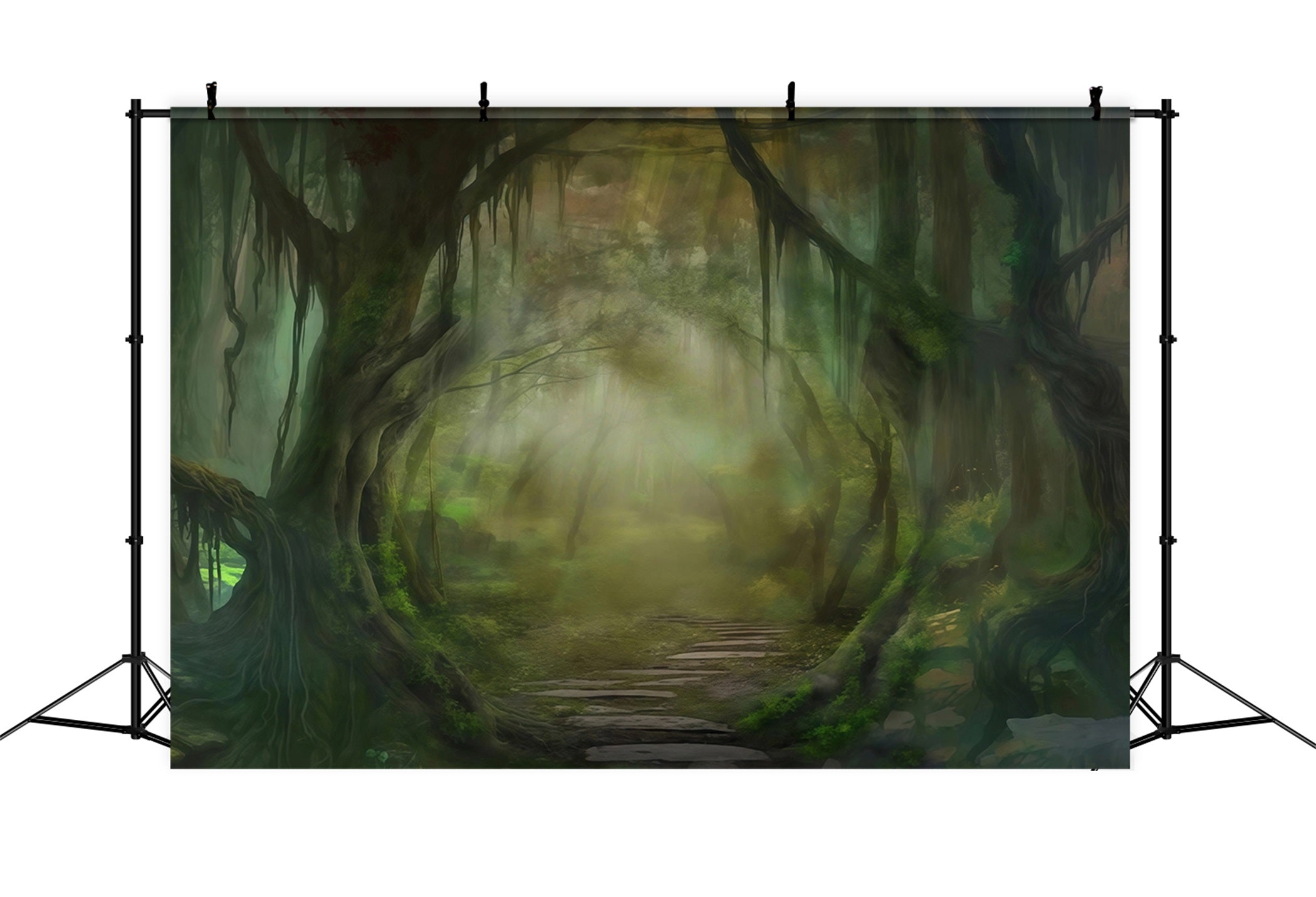 Forest Backdrop Misty Enchanted Forest Pathway Forest Photo Backdrop UK MRR9-22
