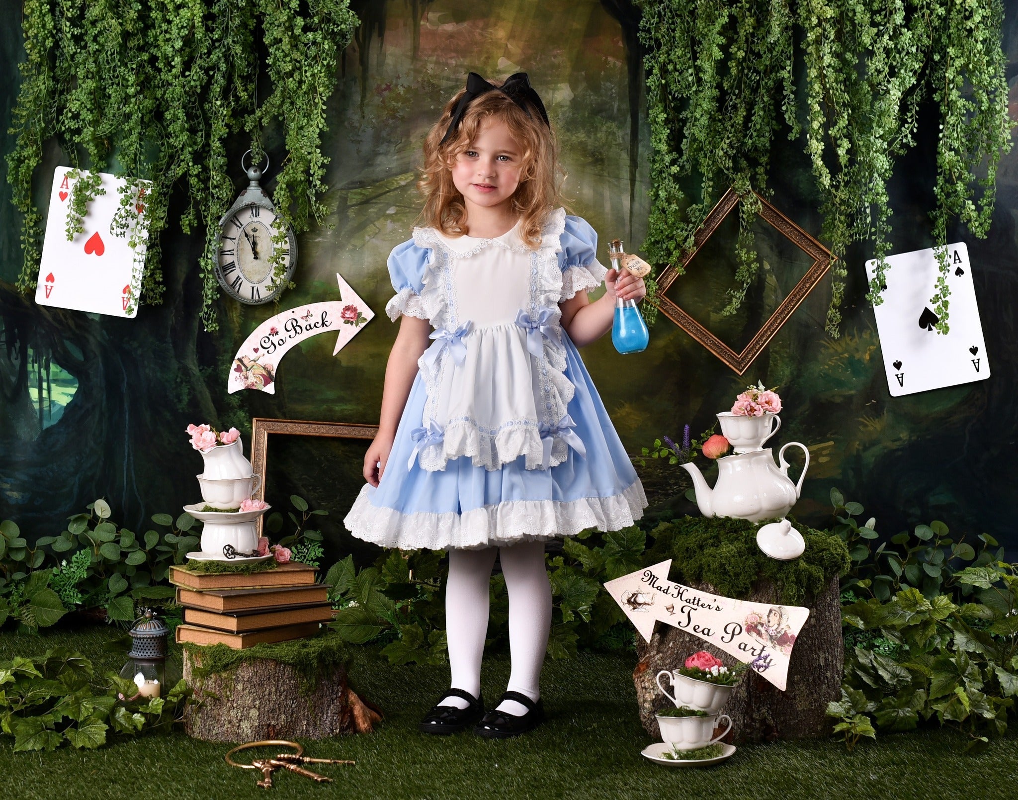 Forest Backdrop Misty Enchanted Forest Pathway Forest Photo Backdrop UK MRR9-22