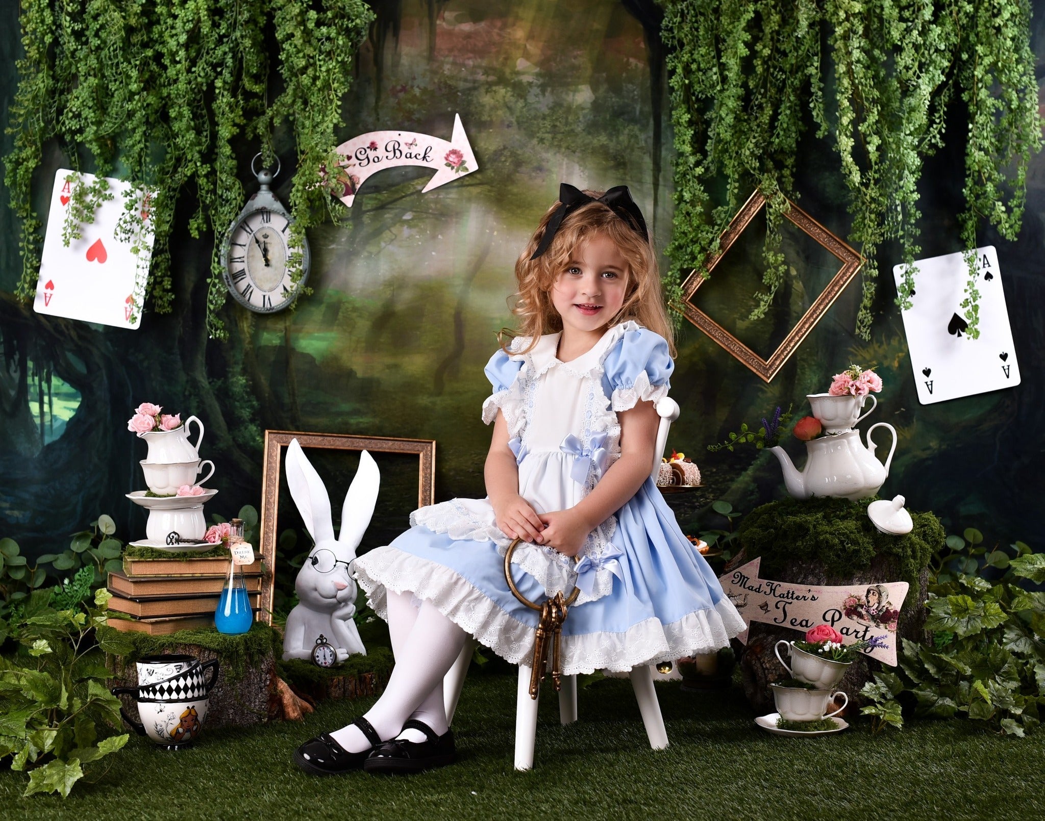 Forest Backdrop Misty Enchanted Forest Pathway Forest Photo Backdrop UK MRR9-22