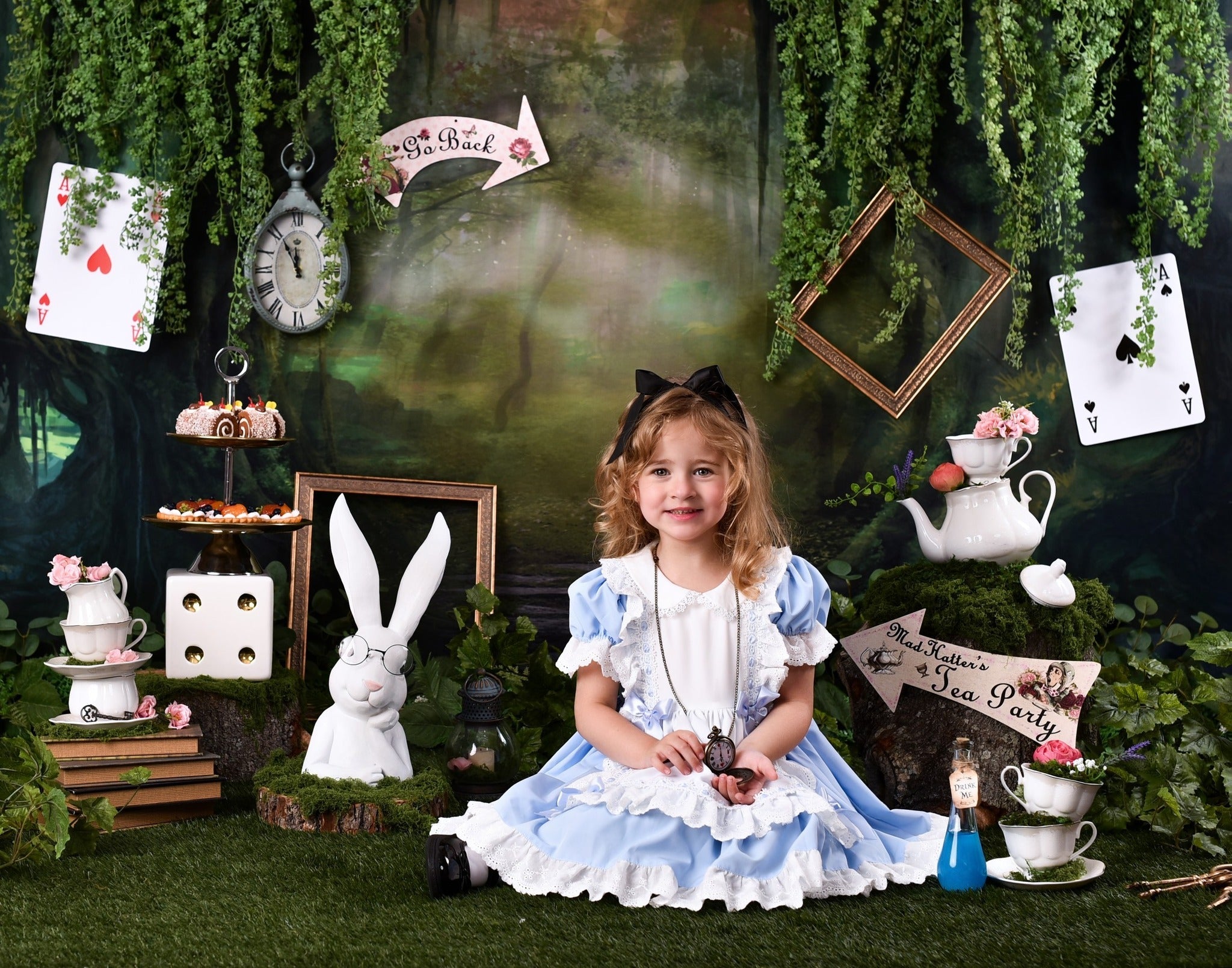 Forest Backdrop Misty Enchanted Forest Pathway Forest Photo Backdrop UK MRR9-22