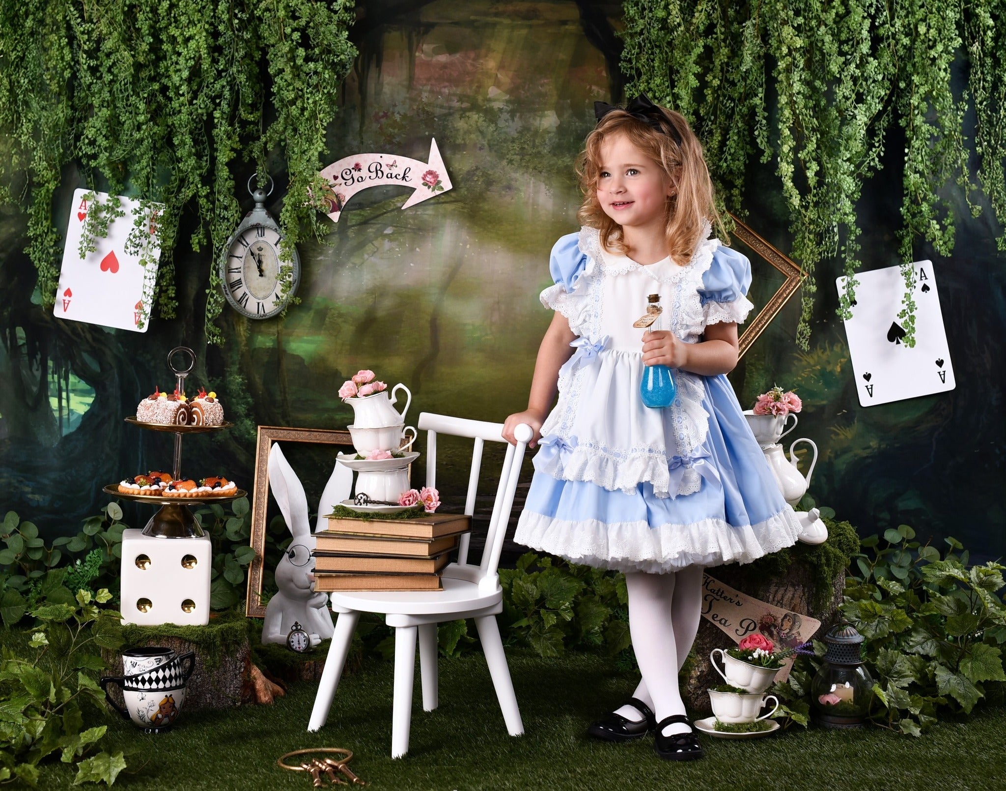 Forest Backdrop Misty Enchanted Forest Pathway Forest Photo Backdrop UK MRR9-22