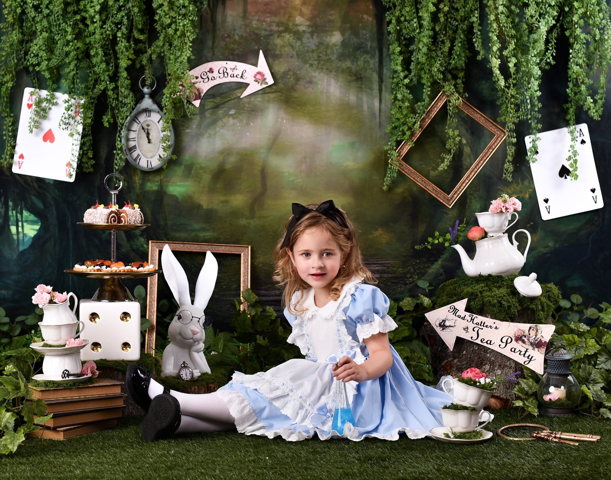 Forest Backdrop Misty Enchanted Forest Pathway Forest Photo Backdrop UK MRR9-22