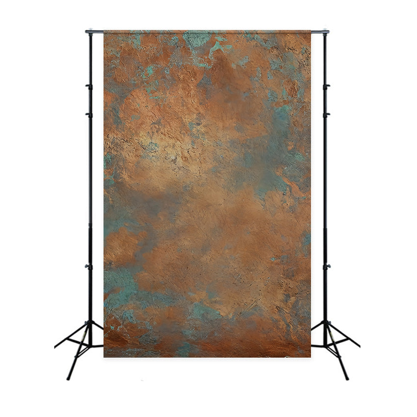 Painting Backdrop Textured Copper Patina Wall Fine Art Backdrop UK MRR9-67