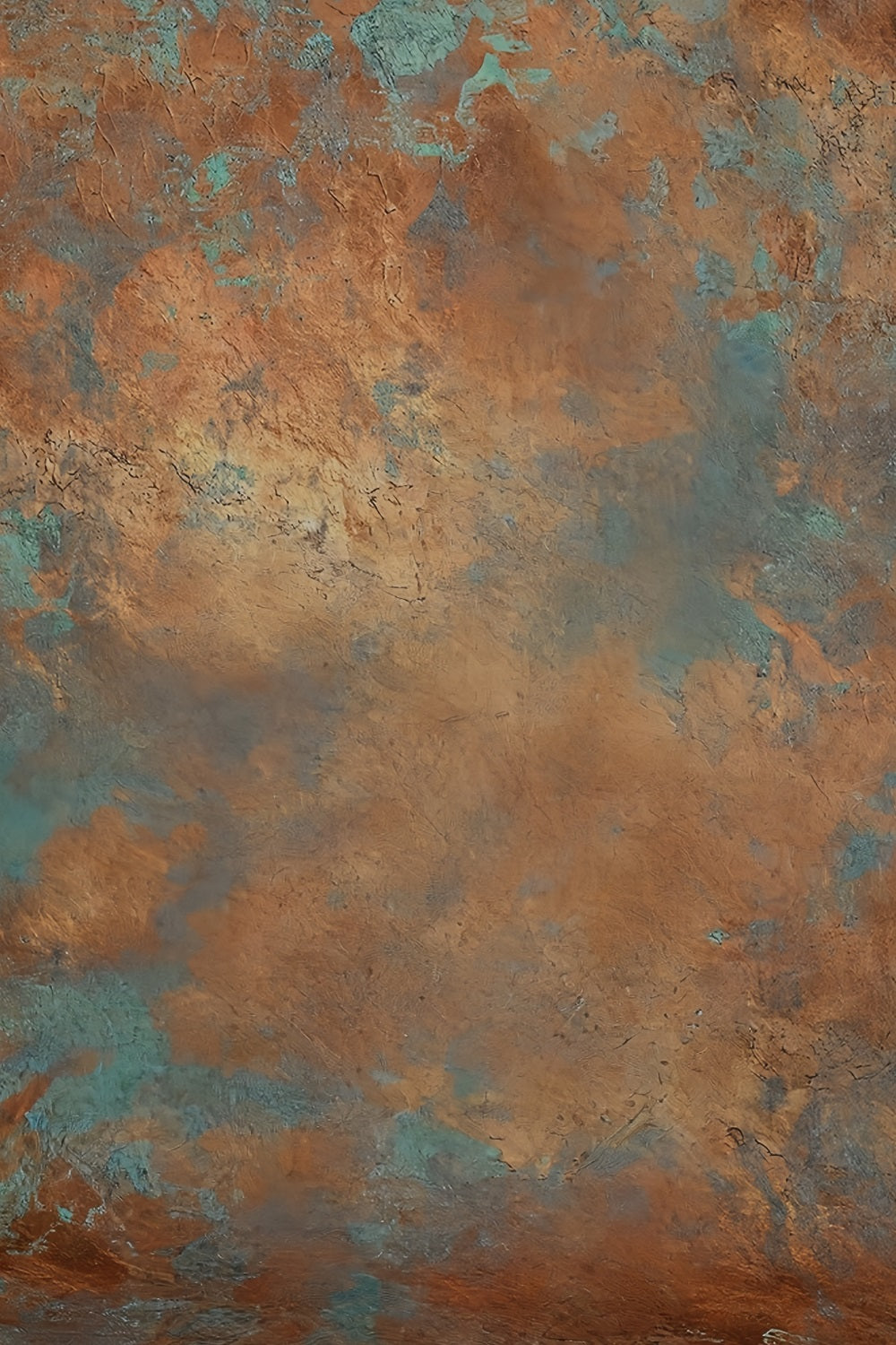 Painting Backdrop Textured Copper Patina Wall Fine Art Backdrop UK MRR9-67
