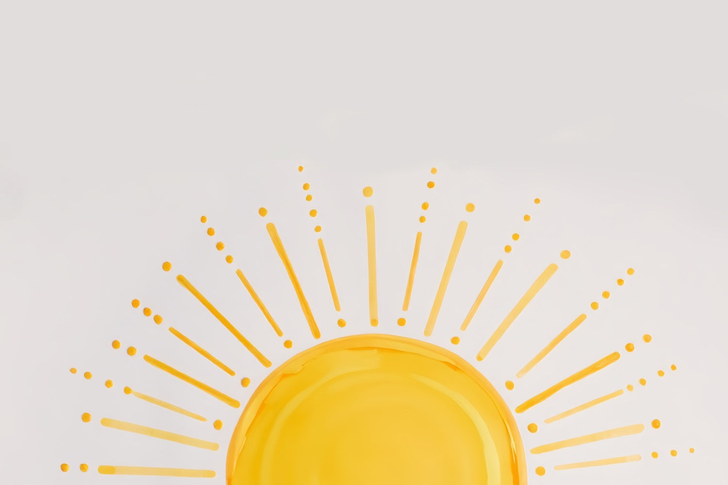 Children Backdrops Minimalist Yellow Sun Rays Kids Photo Backdrop UK MRR9-75