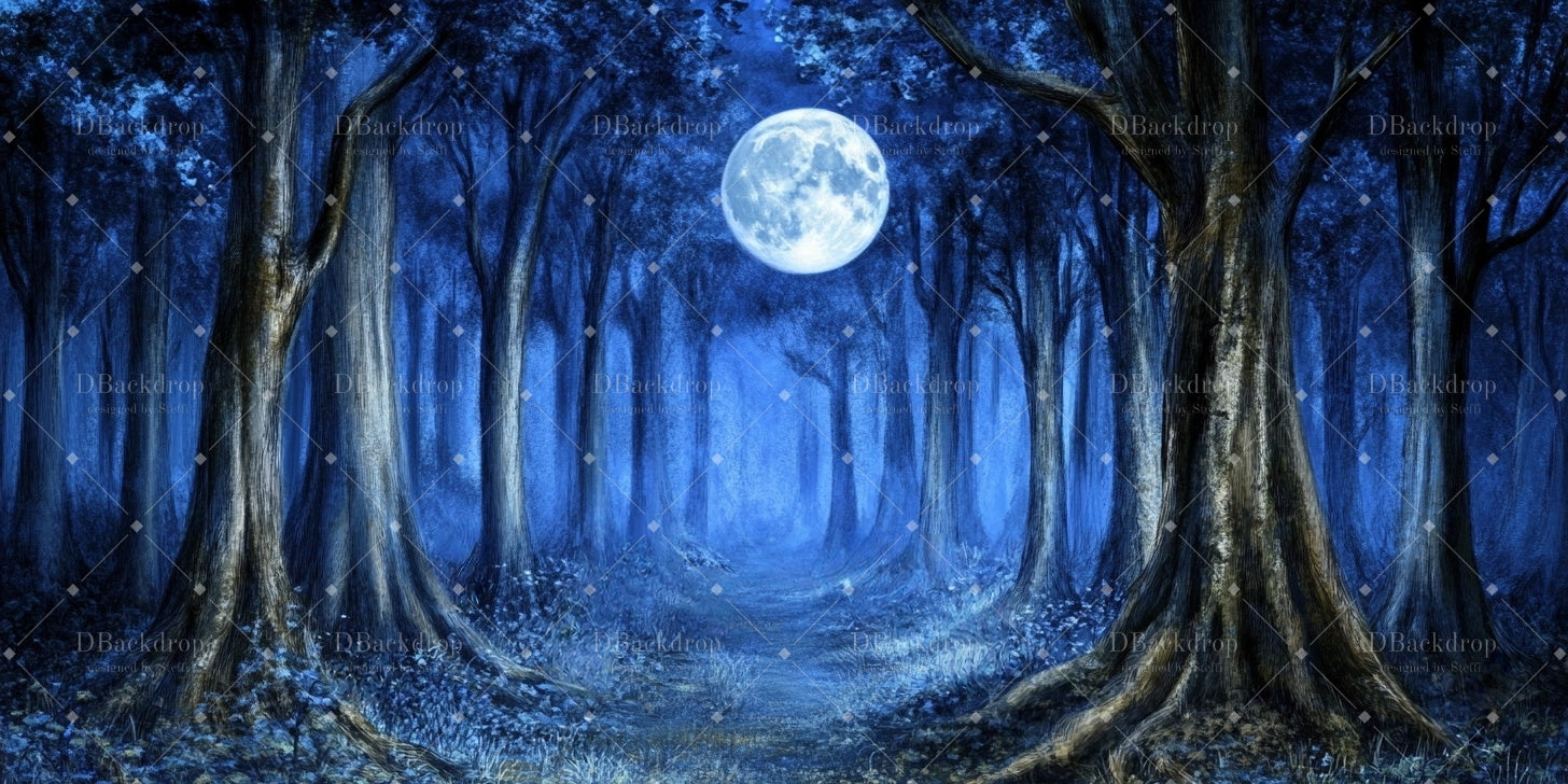 Performance Backdrops Moonlight Forest Movie Theater Backdrop UK CSH59-T27