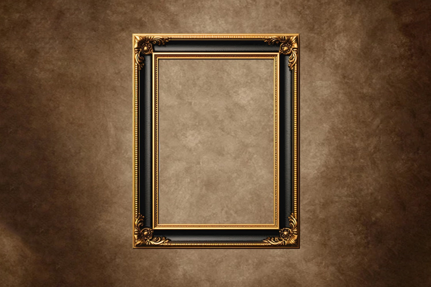 DBackdrop Art Vintage Rectangular Photo Frame Brown Abstract Backdrop RR4-53