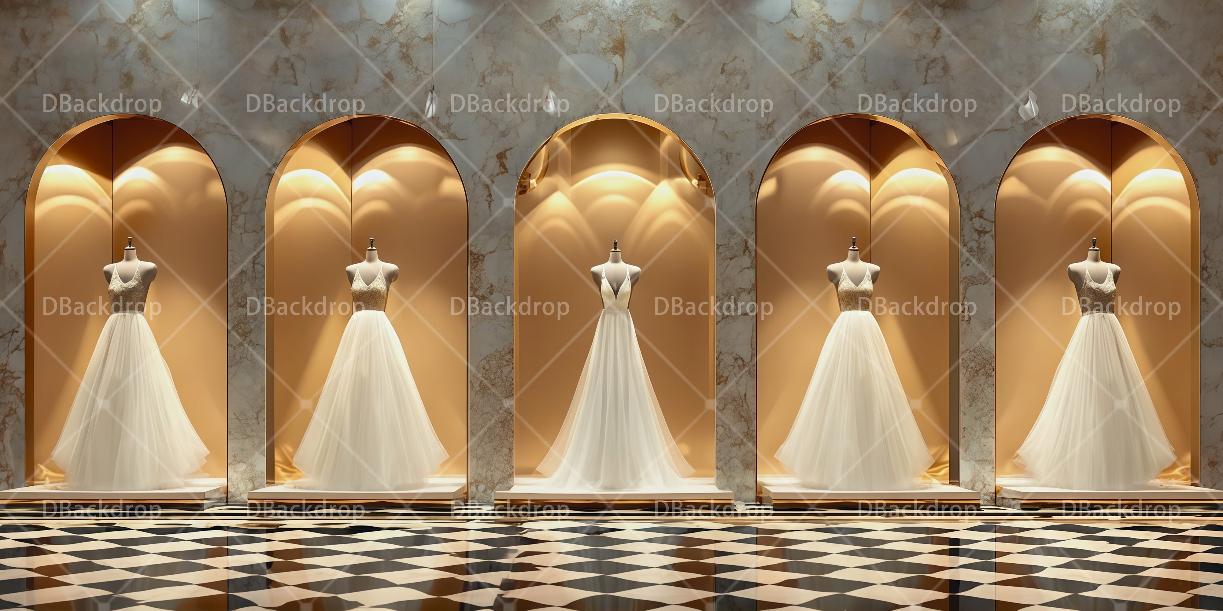 Professional Stage Backdrops Wedding Dress Performance Backdrop UK RR65-T109