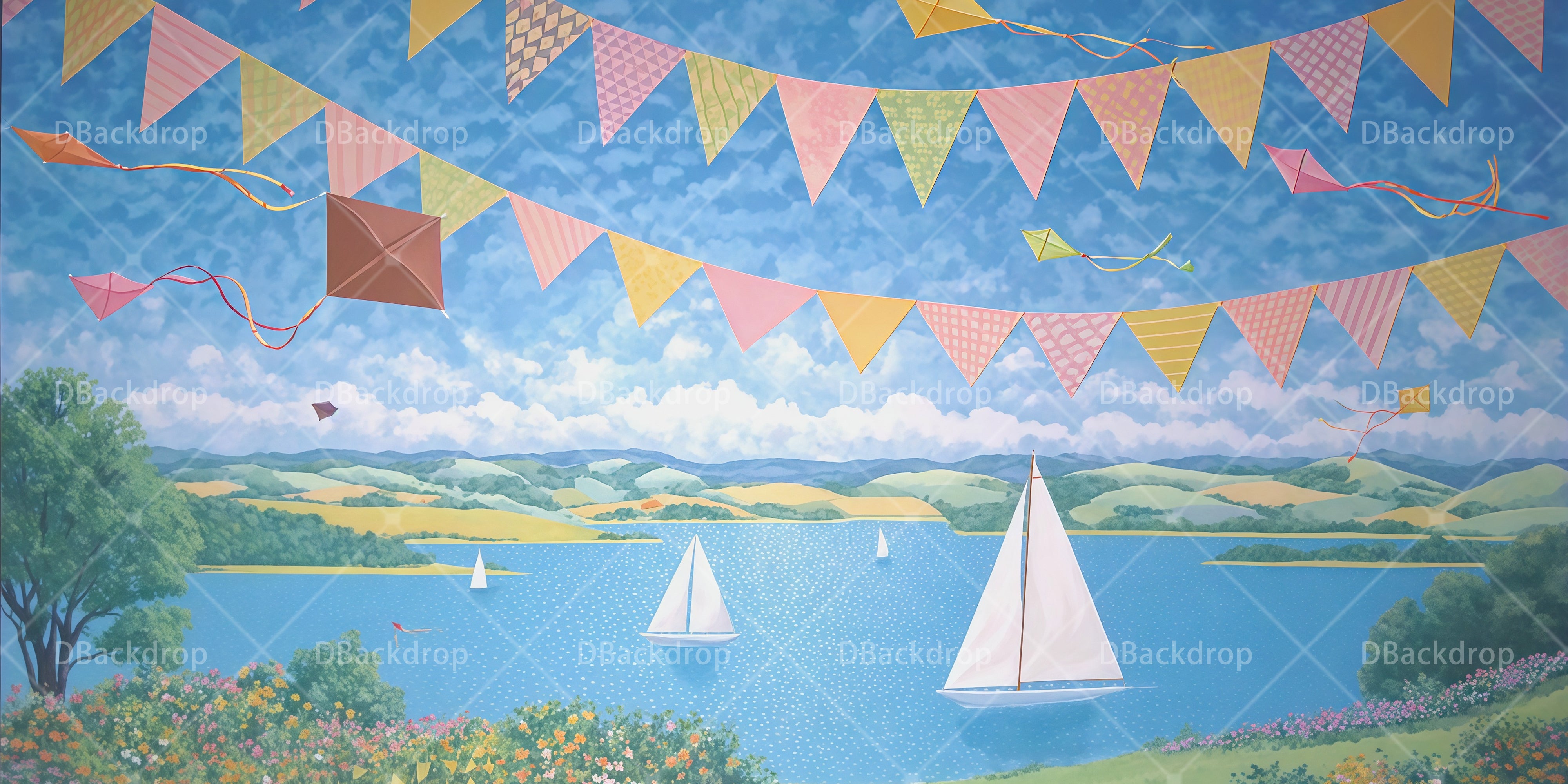 Professional Stage Backdrops Sleep Tite Picnic Performance Backdrop UK RR65-T94