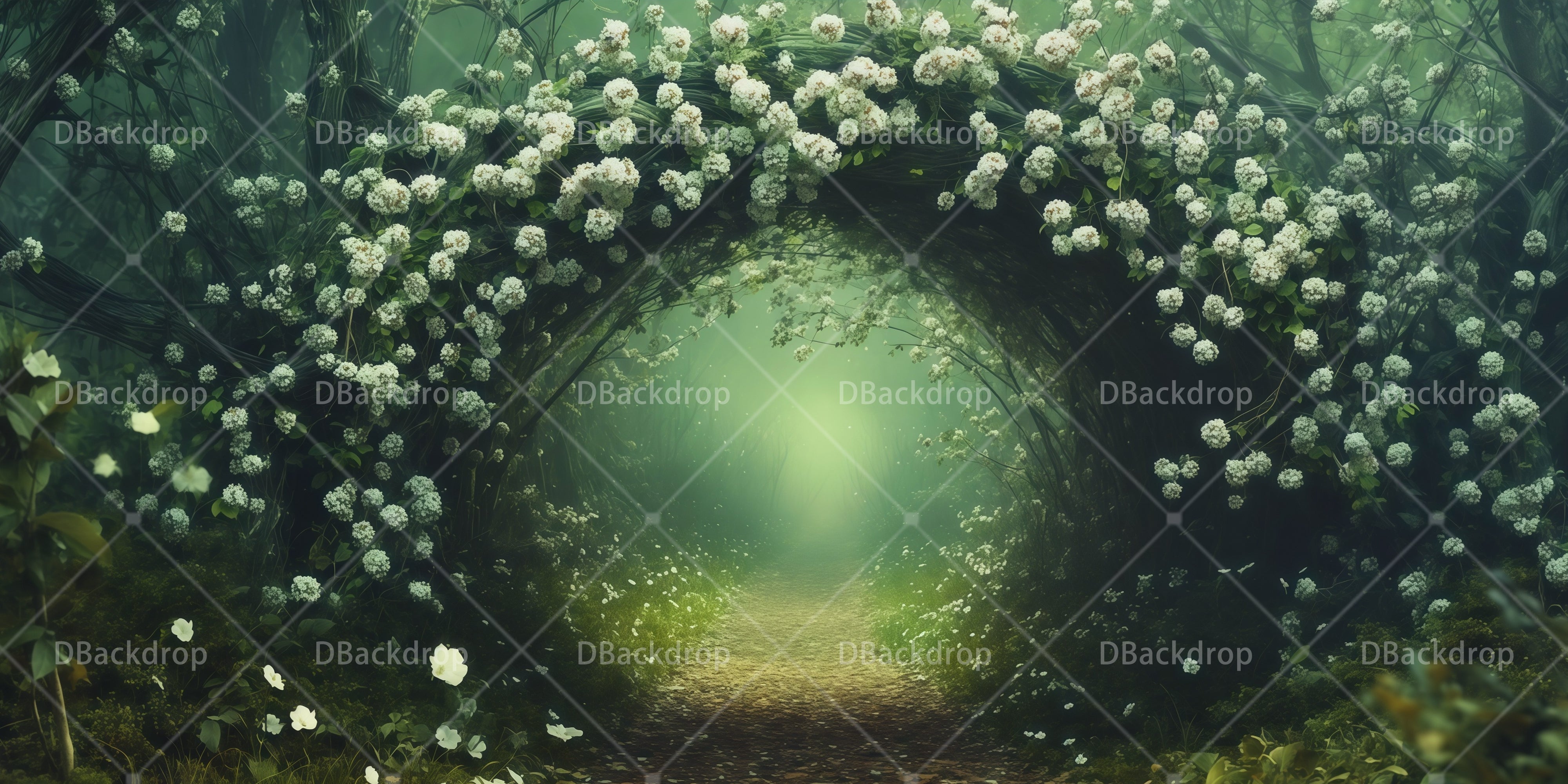 Dance Backdrops Magical Garden Path Performance UK Backdrop RR66-T18