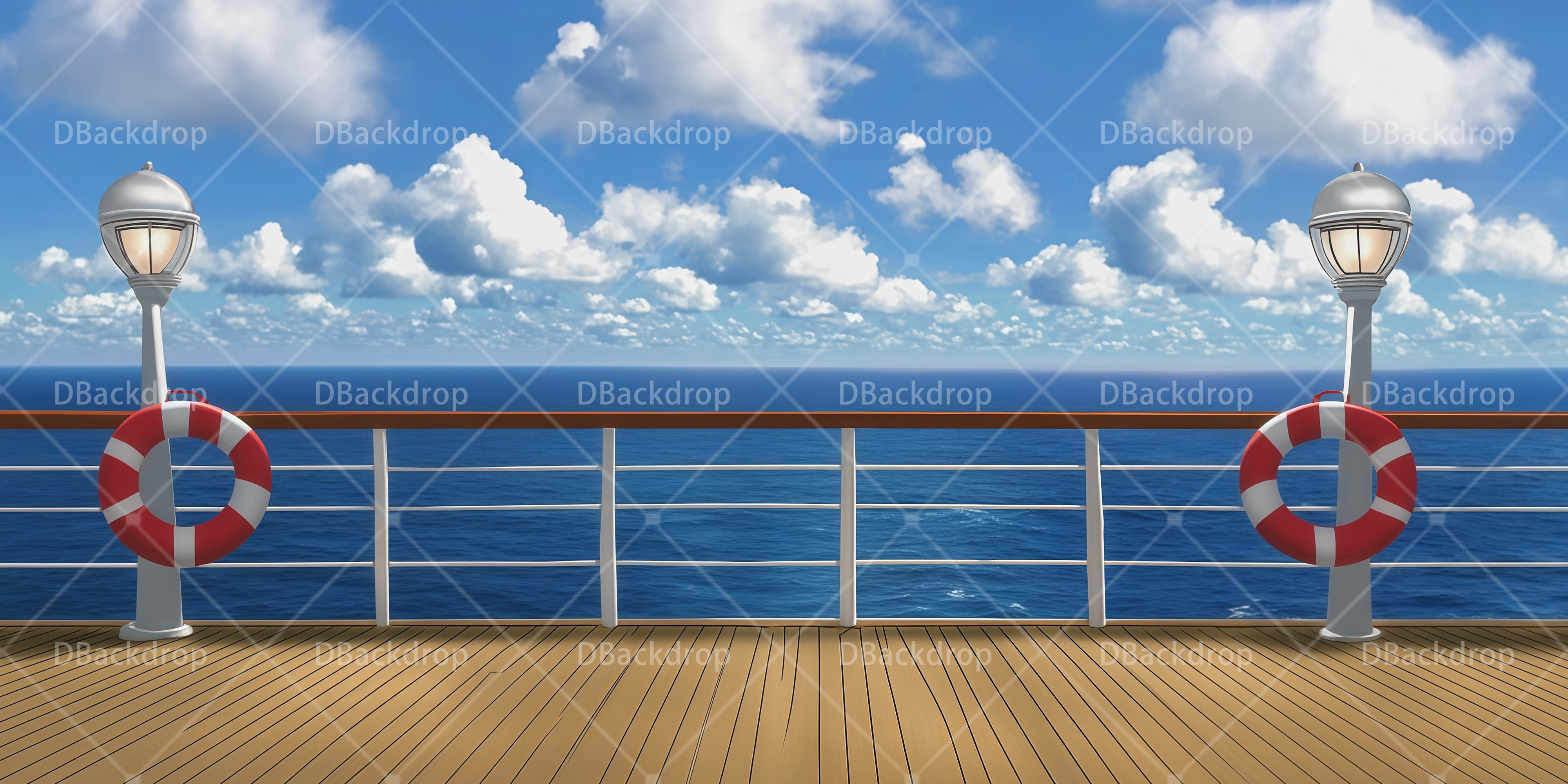 Theater Backdrop Cruise Ship Deck Professional UK Stage Backdrops RR66-T63