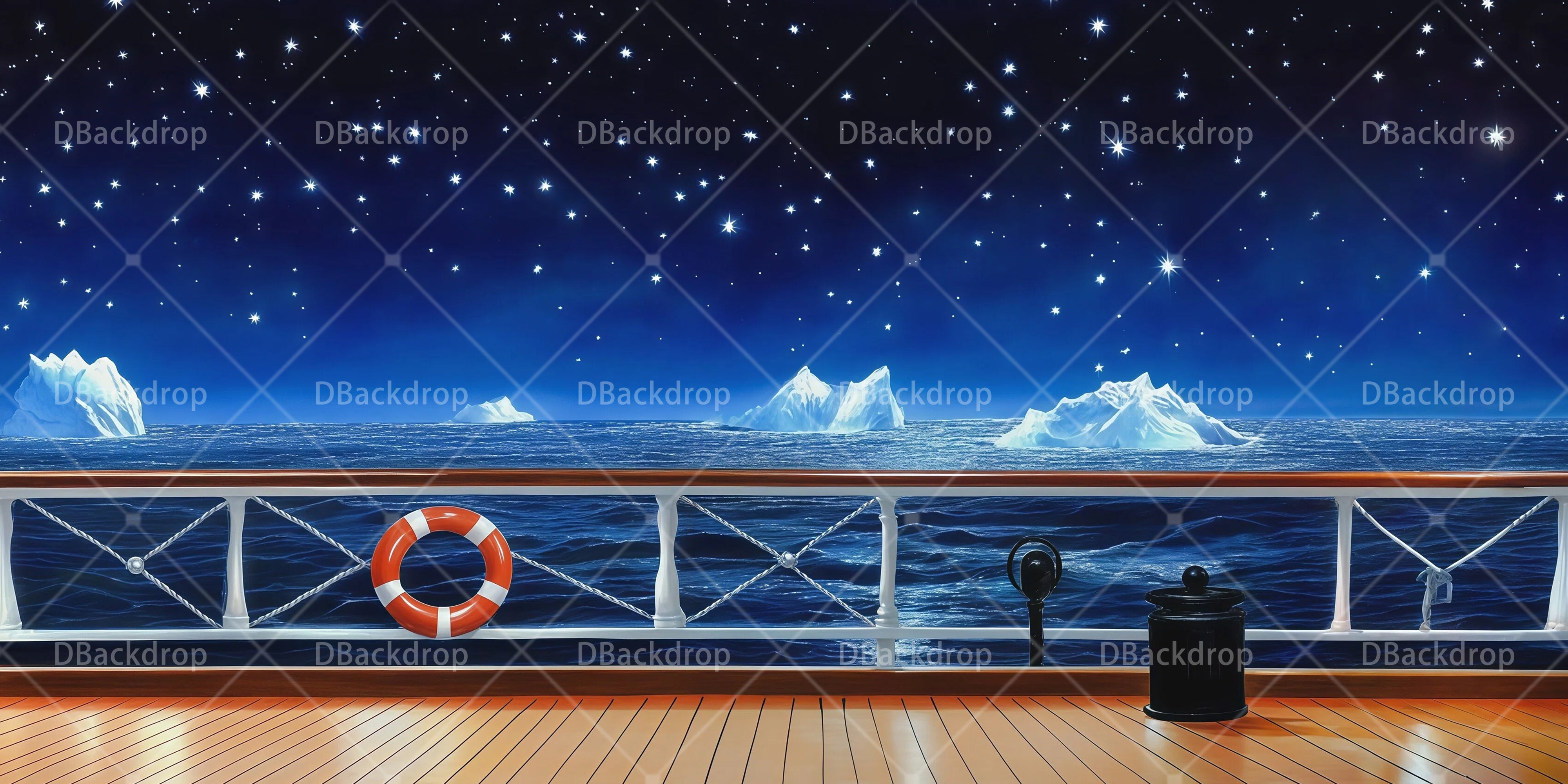 Stage Backdrops Starry Ocean Deck Performance UK Backdrops RR66-T64