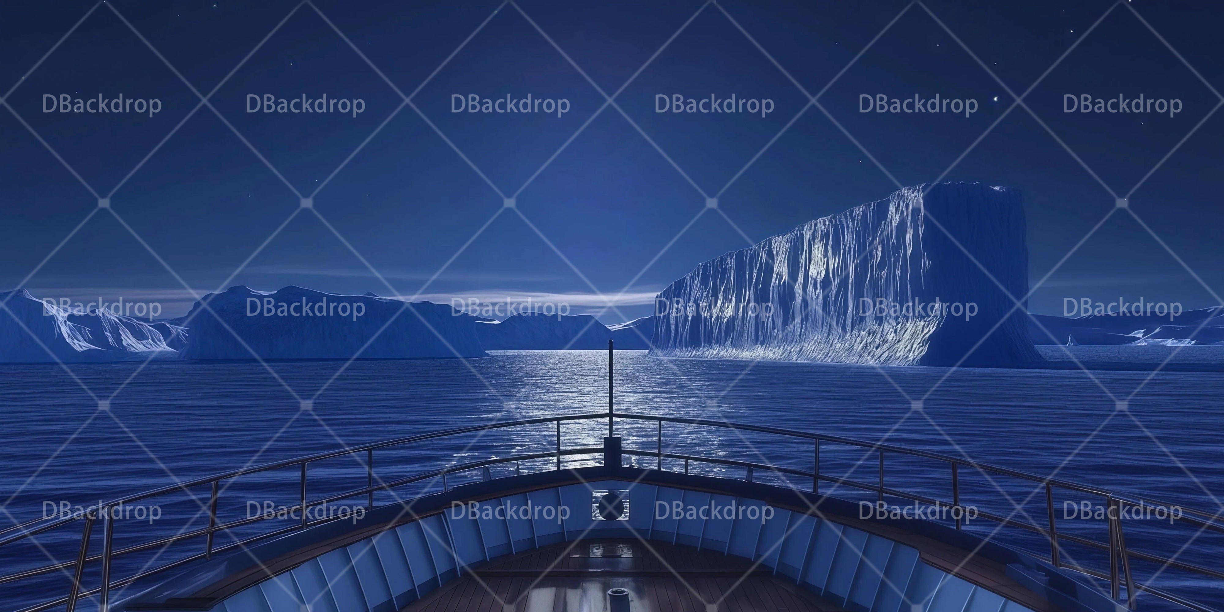 Stage Backdrop Ideas Titanic Iceberg Deck Theater UK Backdrops RR66-T68