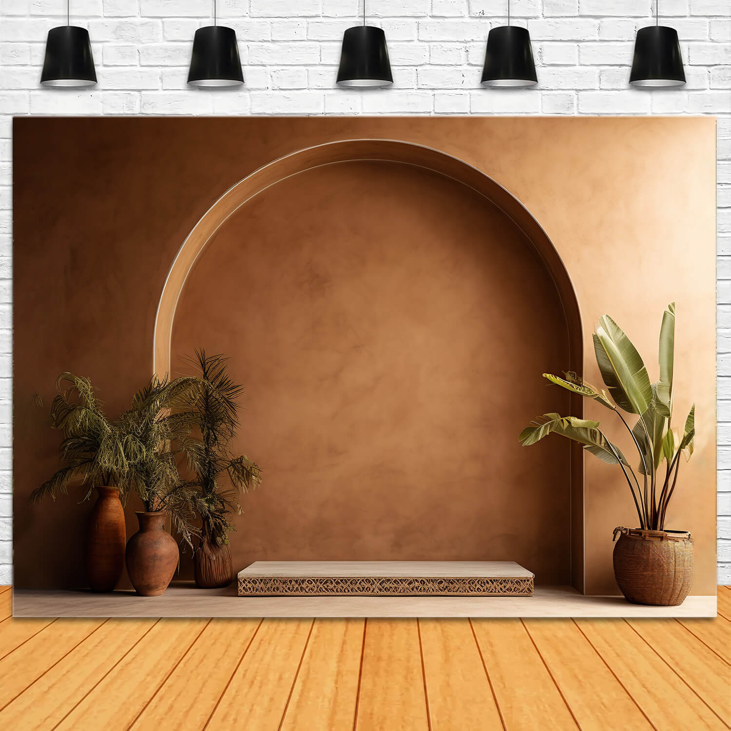 Terracotta Haven Boho Photography Backdrop UK RR7-19