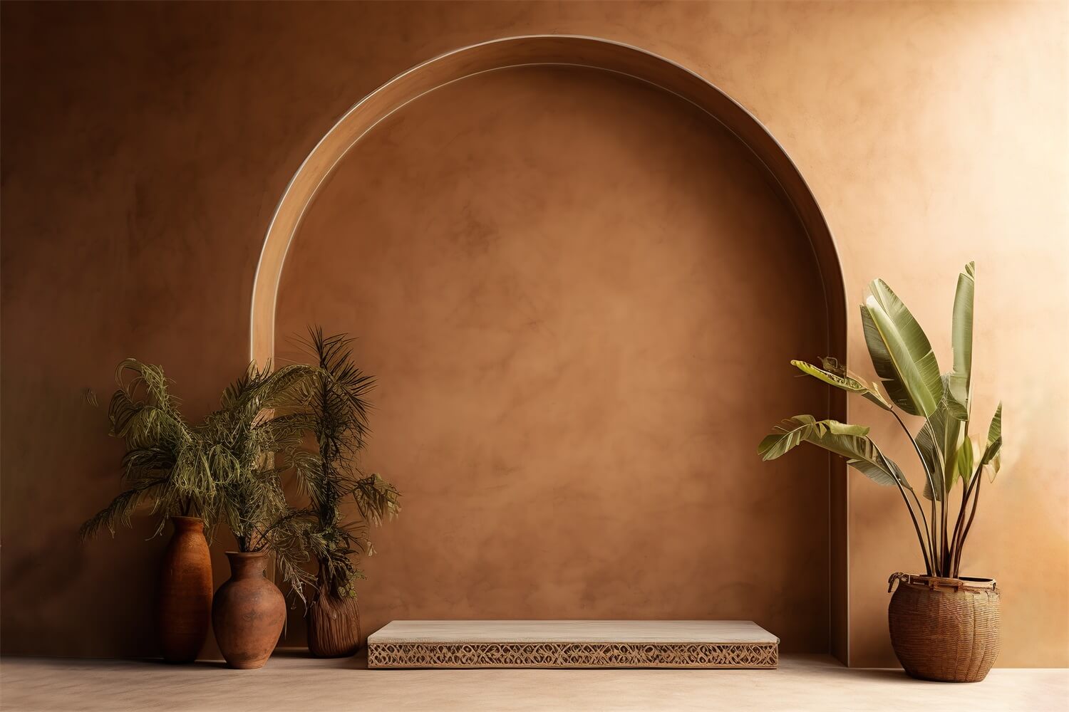 Terracotta Haven Boho Photography Backdrop UK RR7-19