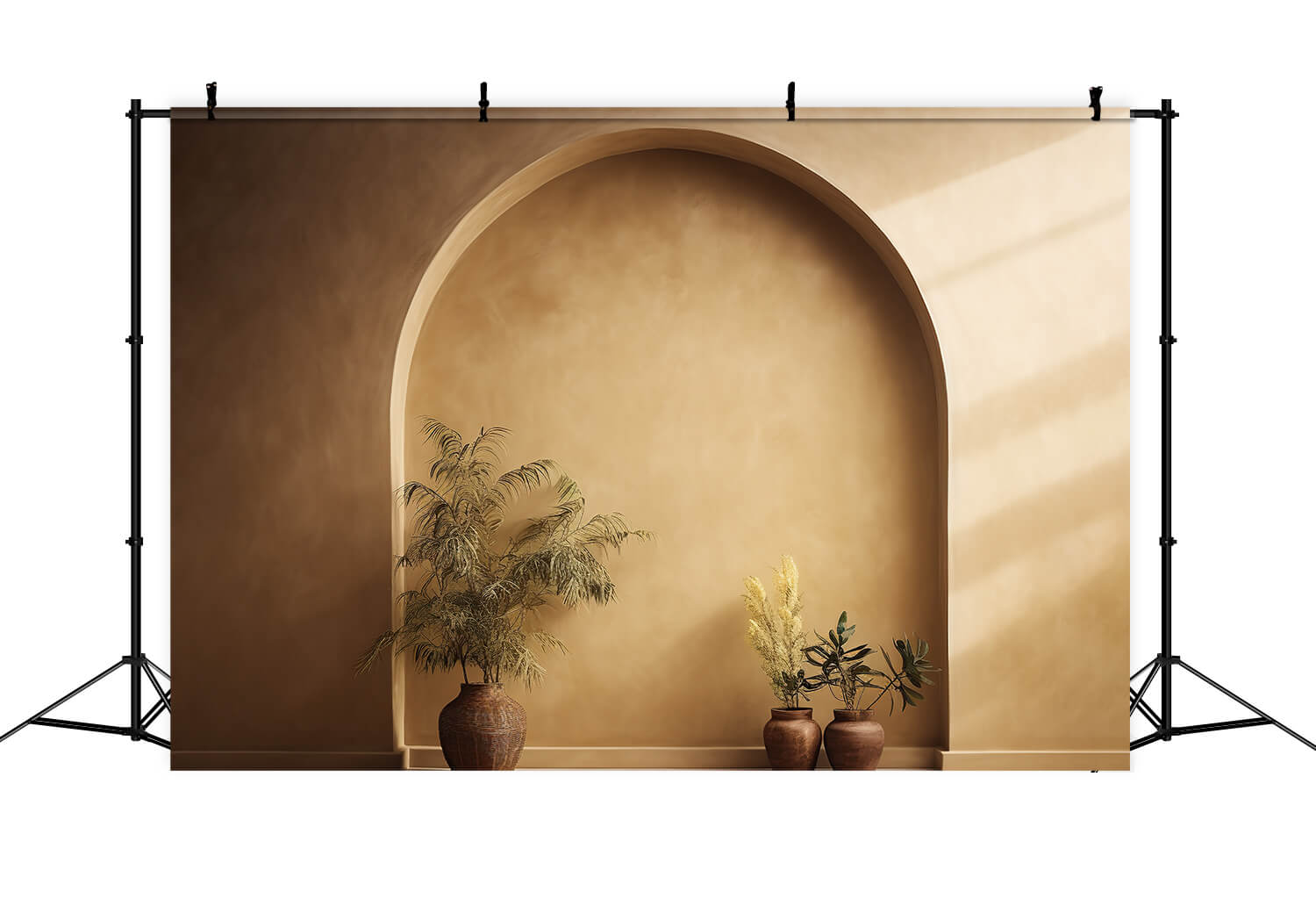 Golden Serenity Boho Photography Backdrop UK RR7-22