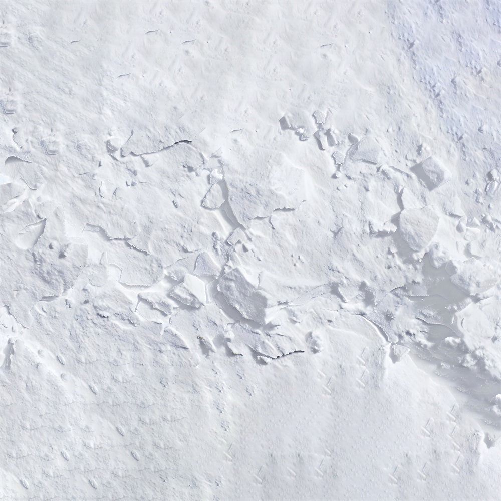 Icy Pure Snow Fabric Floor Backdrop UK RR7-543