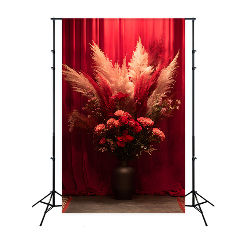 Golden Hour Sunlit Pumpkin Boho Backdrop UK RR8-515