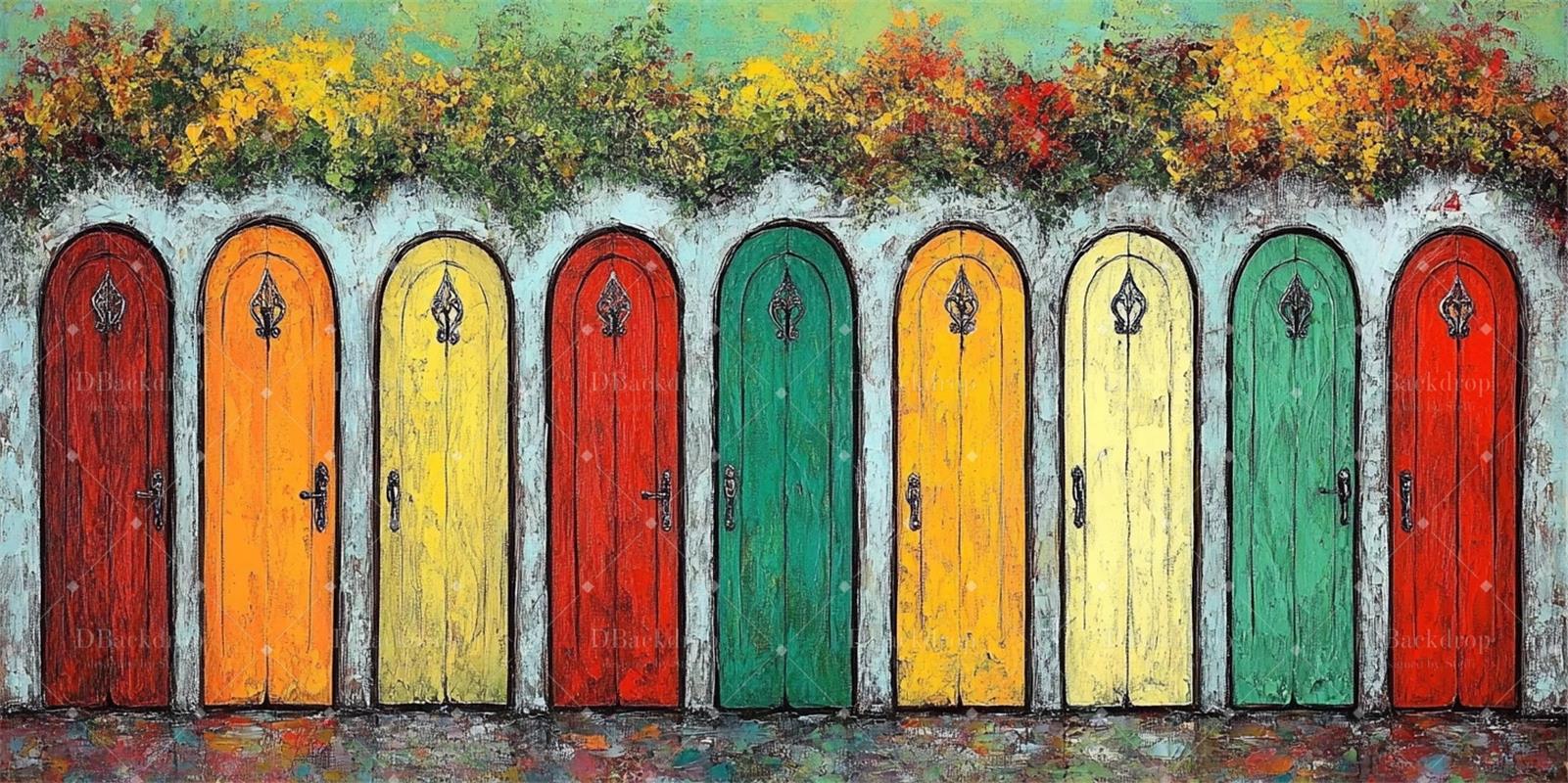 Stage Backdrop Ideas Rabbit Door Dance Recital Backdrop UK CSH59-T13