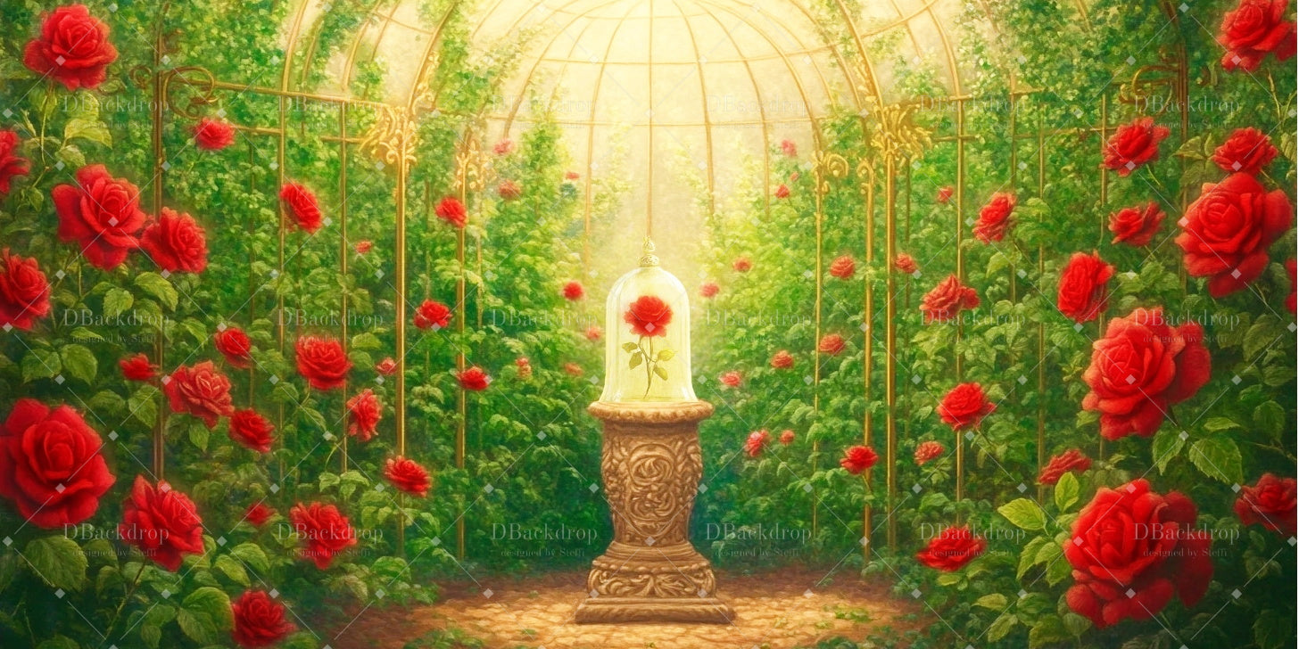 Dance Recital Backdrop Rose Greenhouse Theater Stage Backdrop UK CSH59-T29