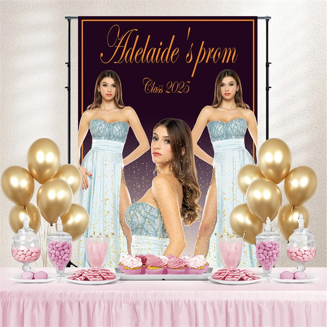 Graduation Backdrop Ideas Glam Sparkle Personalised Party Graduation Backdrop UK TWW3-108