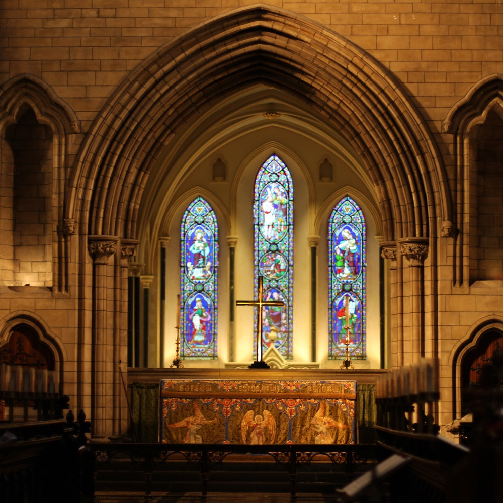 Easter Backdrops For Church Gothic Church Sacred Altar Backdrop UK TWW3-7