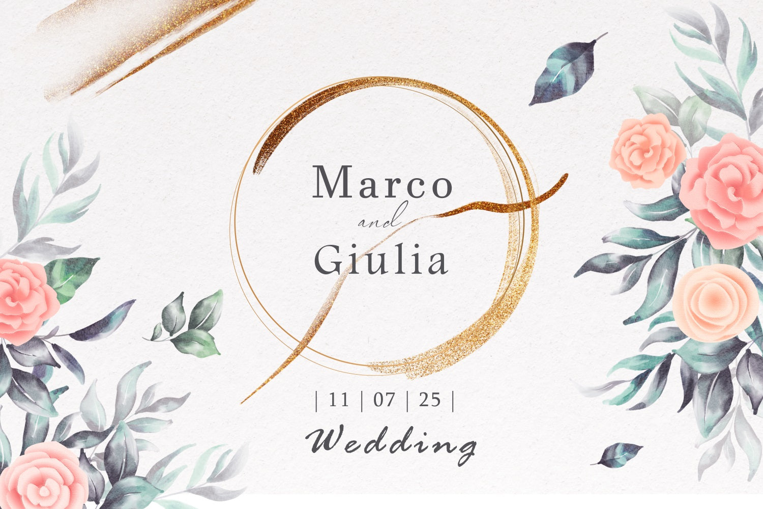 Backdrops For Weddings Elegant Rose Custom Backdrop UK TWW3-88