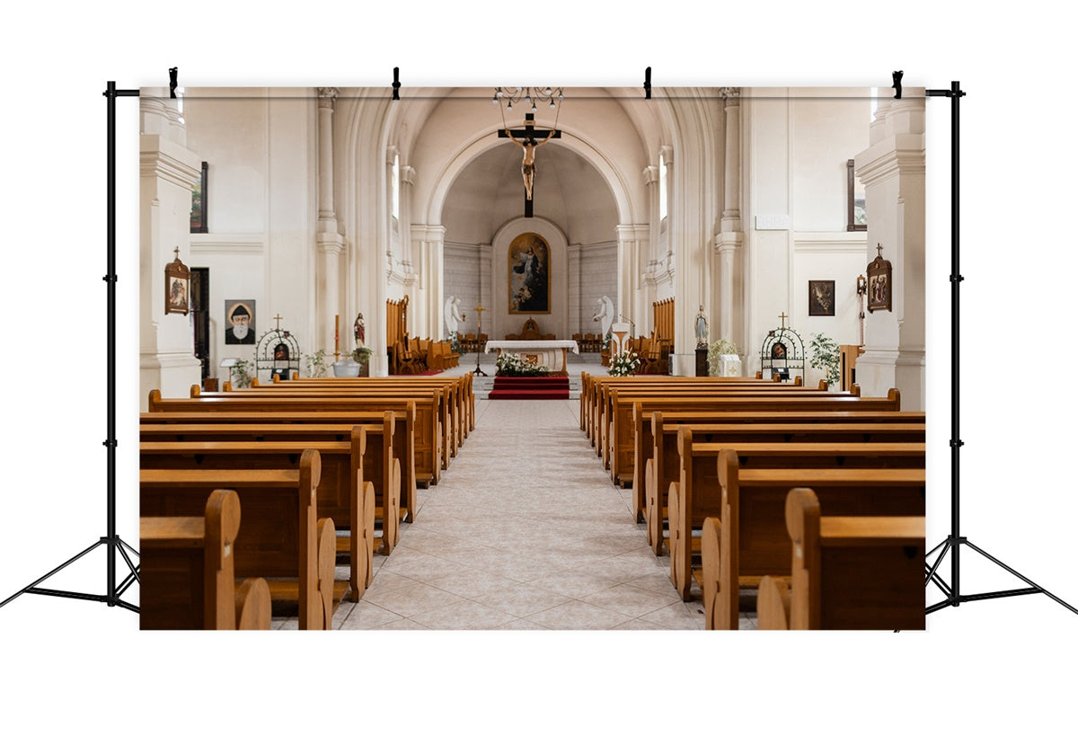 Easter Backdrops For Church Holy Altar Elegant Church Backdrop UK TWW3-9