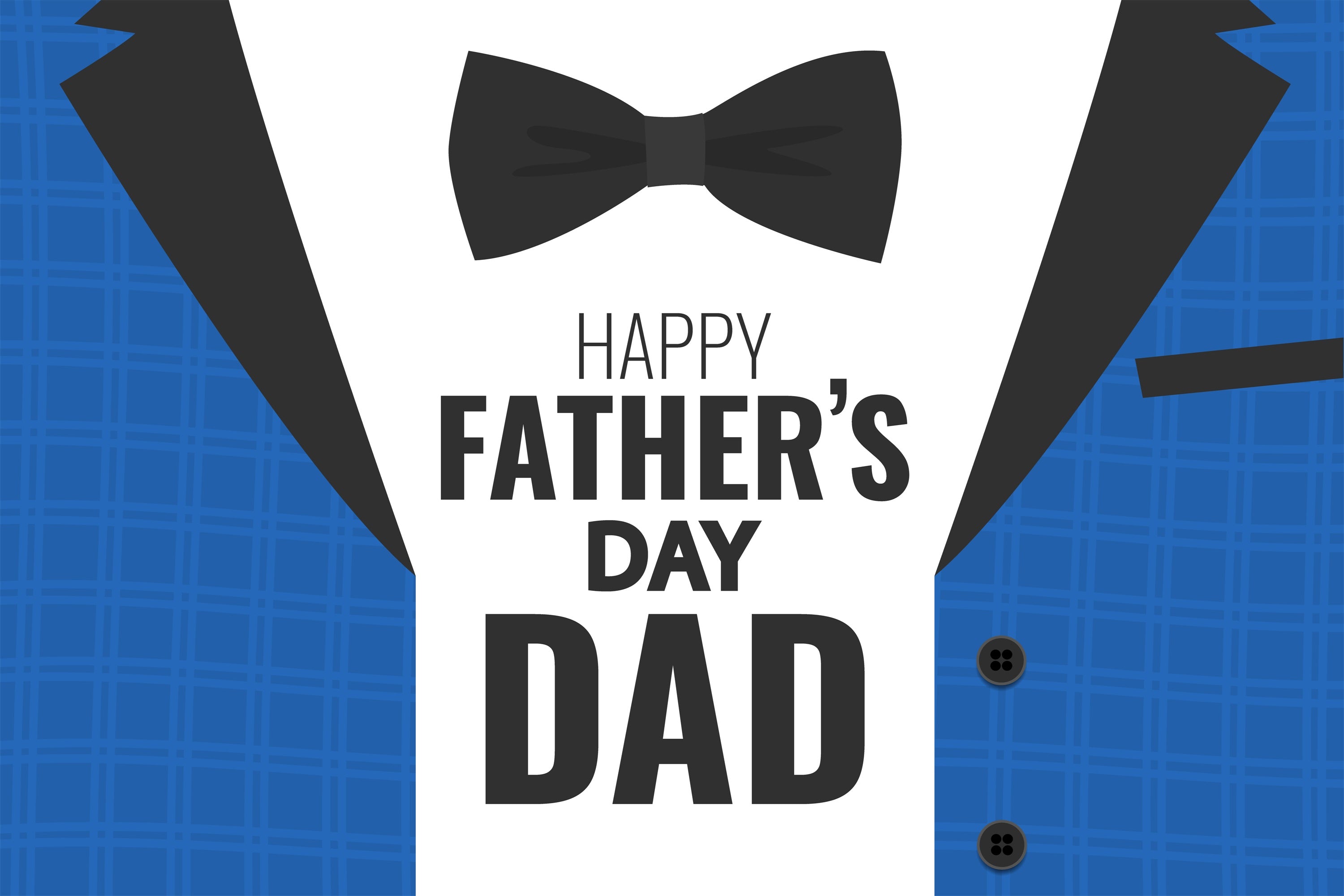 Father's Day Backdrop Blue Suit Tuxedo Personalized Backdrop UK TWW4-91