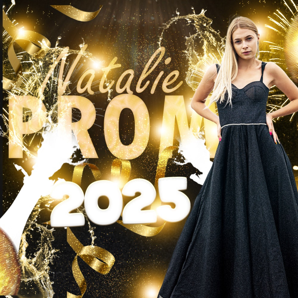 Prom Backdrop Champagne Sparkle Splash Customized Party Graduation Backdrop UK TWW5-42