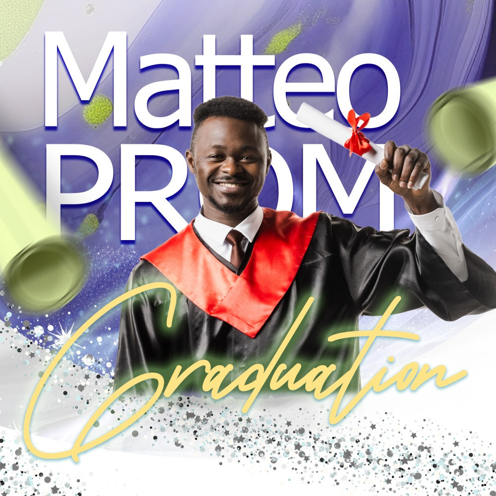 Prom Photo Backdrop Modern Shine Personalized Party Graduation Backdrop UK TWW5-43