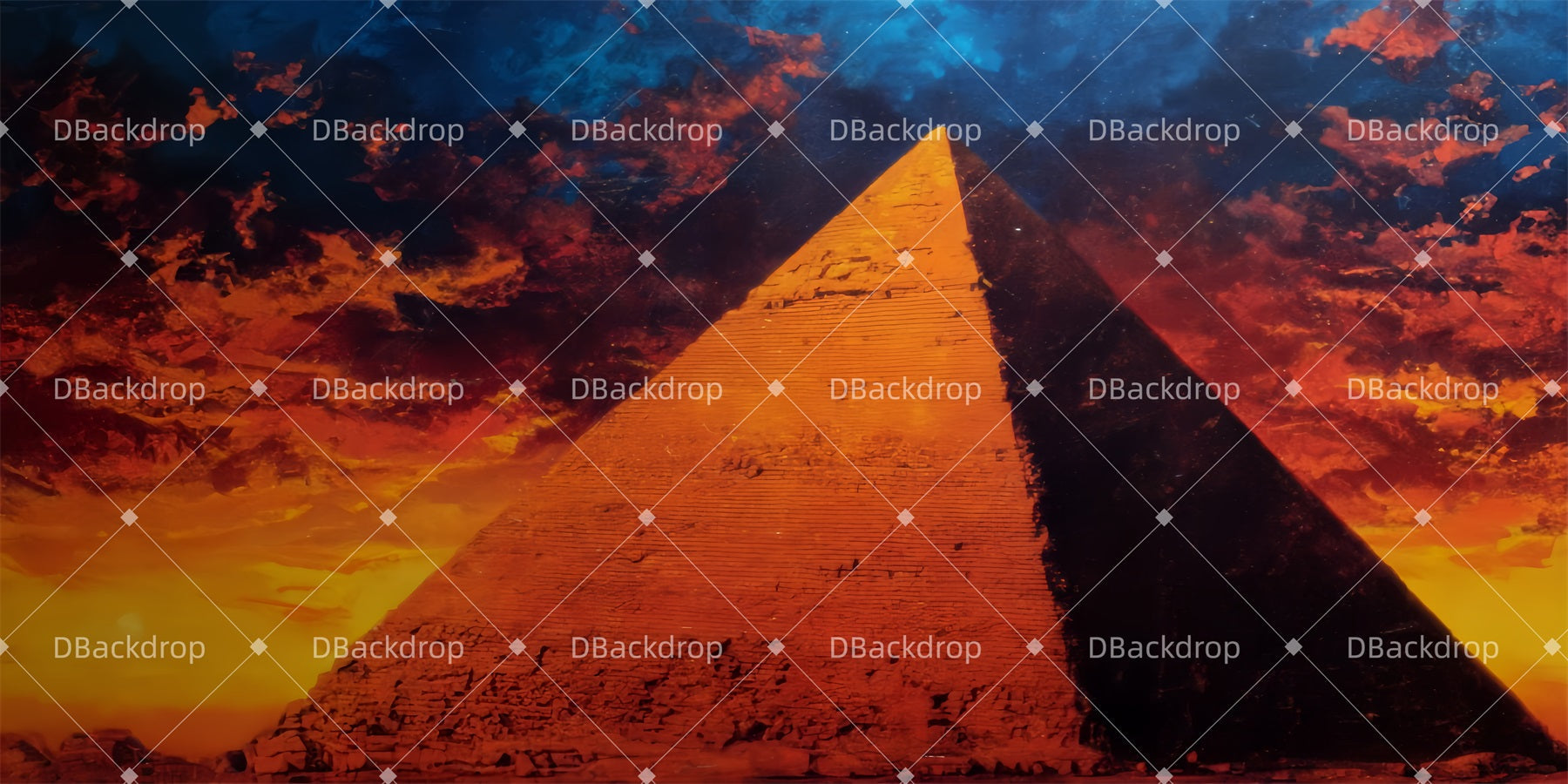 Theater Stage Backdrop Dothan Desert Pit School Dance Backdrop UK TWW510-T6