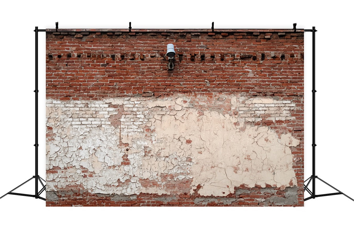 Brick Wall Backdrop Vintage Brick Wall Peeling Paint Brick Backdrop UK TWW59-177