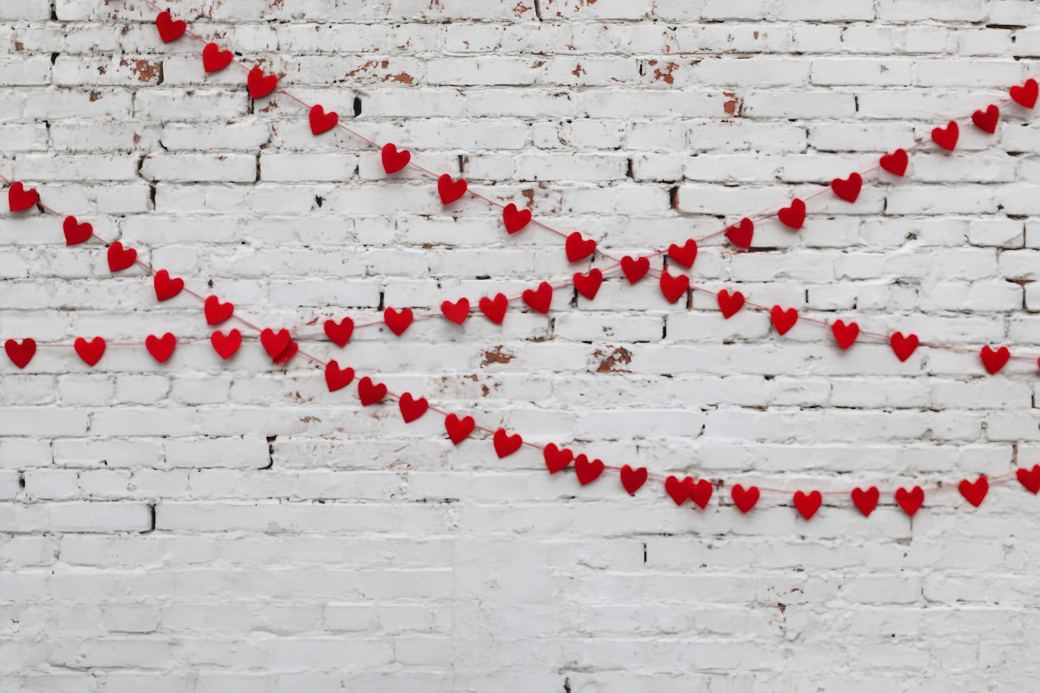White Brick Photo Backdrop Pink Painted Brick Texture Brick Backdrop UK TWW59-184