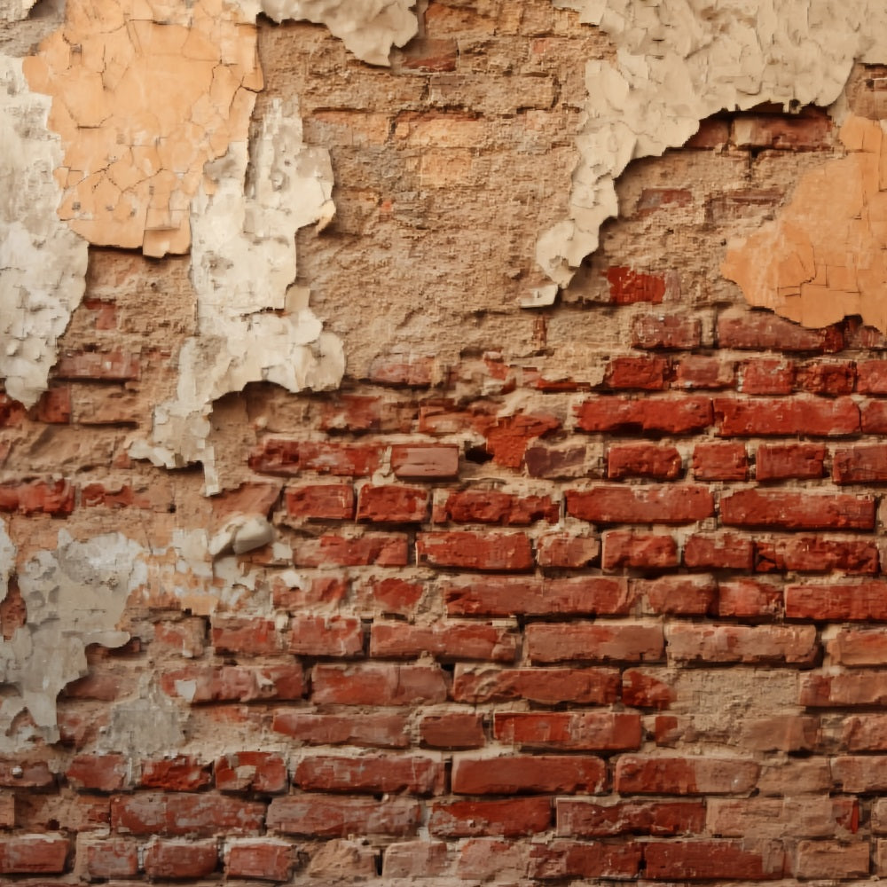 Red Brick Backdrop Aged Brick Color Layers Brick Wall Backdrop UK TWW59-187