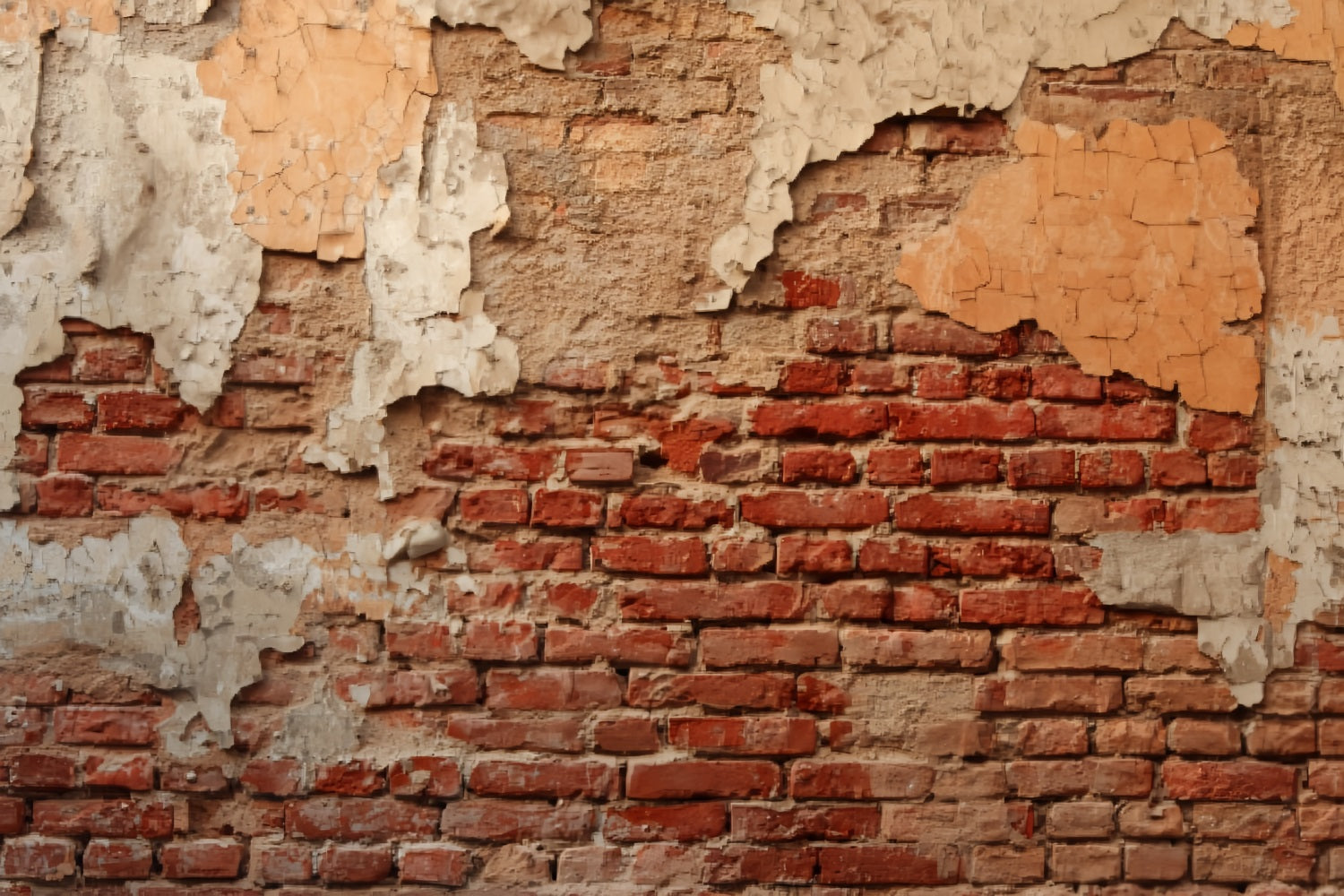 Red Brick Backdrop Aged Brick Color Layers Brick Wall Backdrop UK TWW59-187