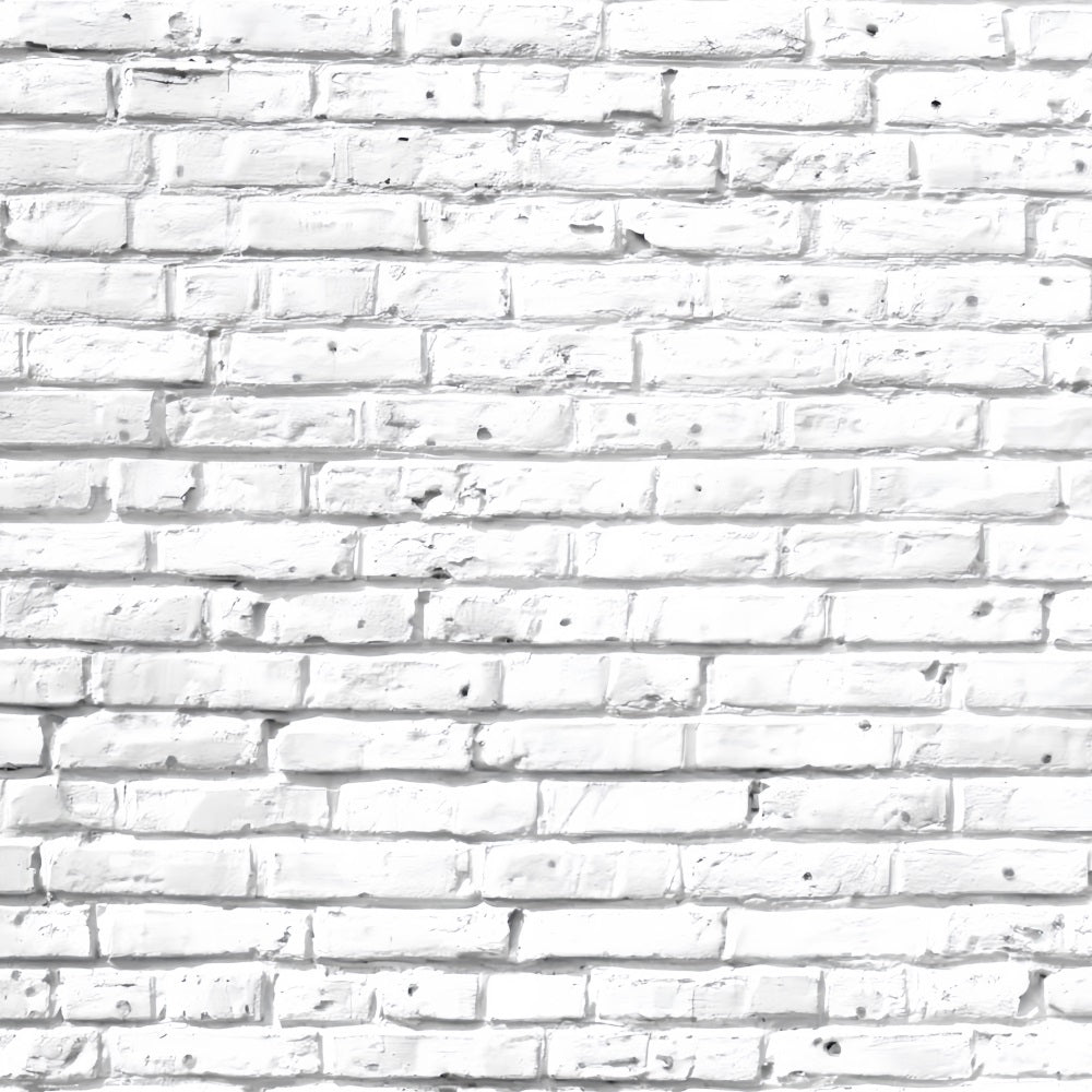 White Brick Backdrop Whitewashed Distressed Texture Brick Wall Backdrop UK TWW59-188