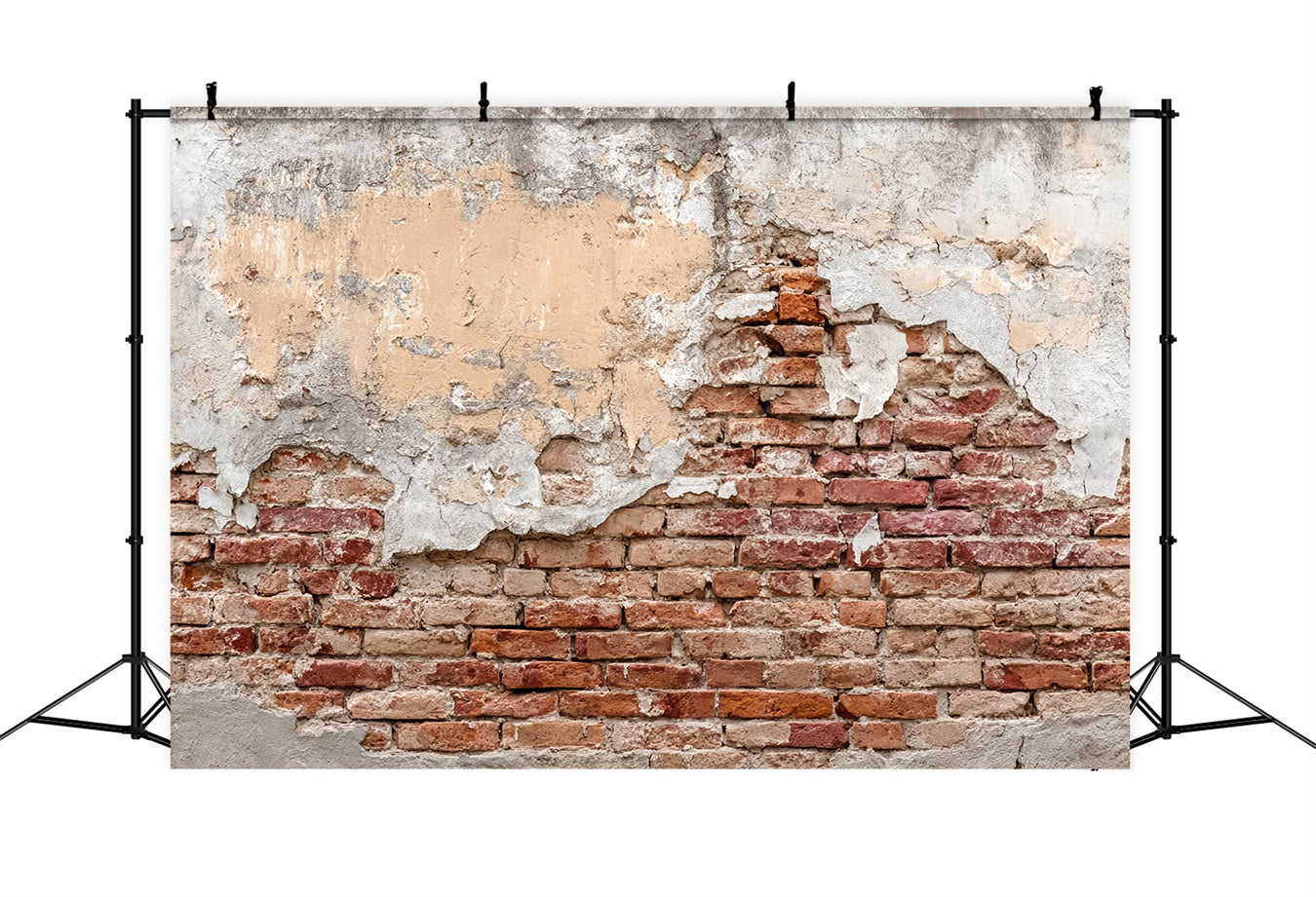 Brick Backdrop Vintage Cracked Rustic Wall Brick Wall Backdrops UK TWW59-197