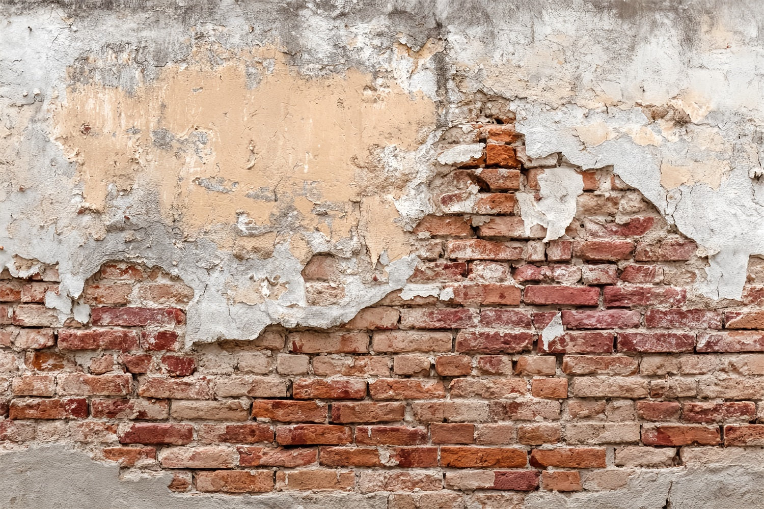 Brick Backdrop Vintage Cracked Rustic Wall Brick Wall Backdrops UK TWW59-197